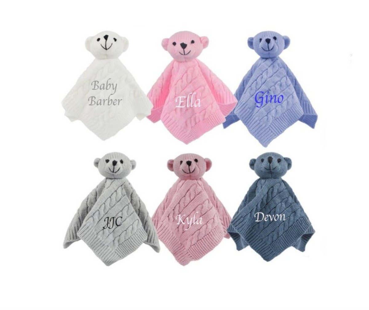Personalized Baby Unicorn Throw Blanket - Custom Name, Rainbow Mane, Soft Sherpa 50x60 Inches - View #3