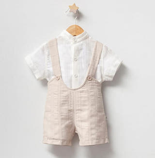 Beige Two Piece Set - Just Blue Or Pink