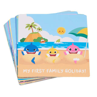 Baby Shark Milestones Cards - Just Blue Or Pink