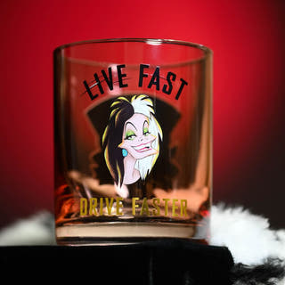 Disney Cruella De Vil Glass - Just Blue Or Pink