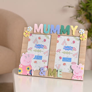 Peppa Pig Mummy & Me Photo Frame - Just Blue Or Pink