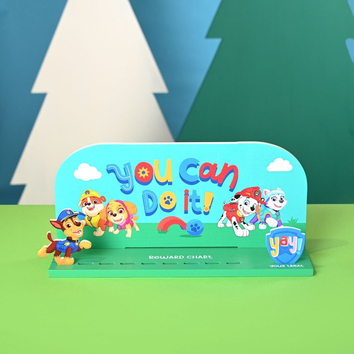 Paw Patrol Wooden Reward Chart – Just Blue Or Pink