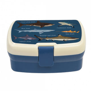 Sharks Lunch Box with Tray - Just Blue Or Pink