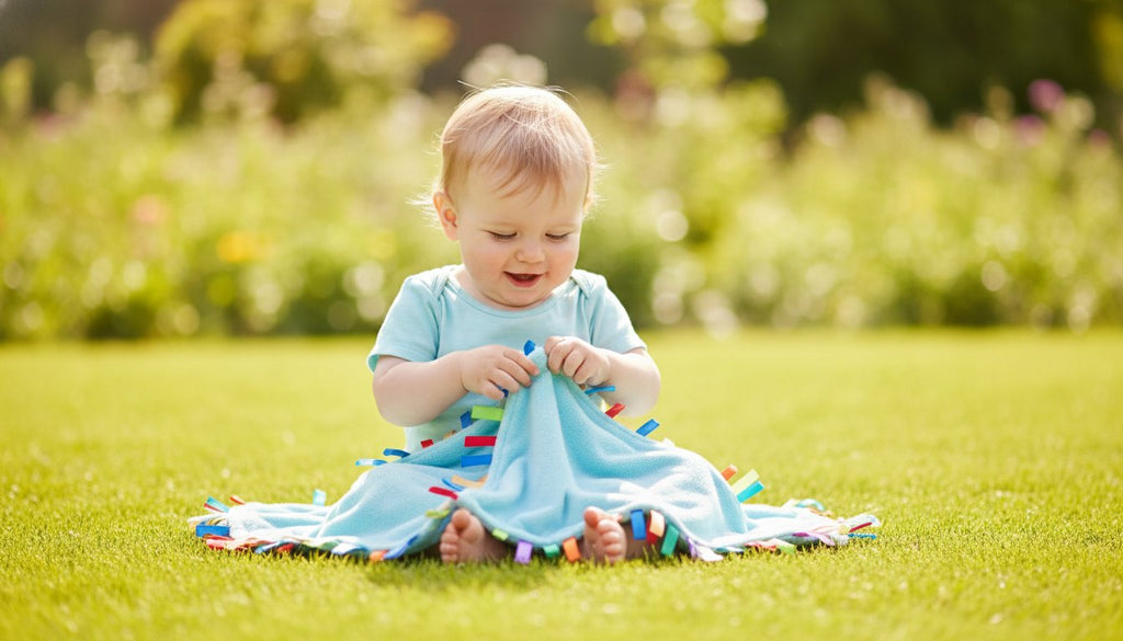 The Magic of Sensory Play: A Guide to Personalised Taggie Blankets