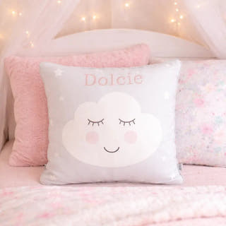 Personalised Cloud Cushion - Just Blue Or Pink