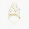Personalised Cream Hat with Hearts