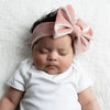 Baby Wearing Pink Headband