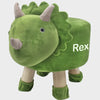 Personalised Green Dinosaur Footstool