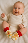 Gingerbread Baby Booties