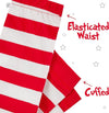 Red & White Striped Christmas pyjamas