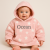 Personalised Stars Hoodie - Pink