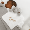 Personalised White Elephant Comforter