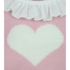 Pink Frilly Knit Heart Suit