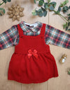 Jovie Tartan Pinafore Set