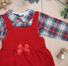 Jovie Tartan Pinafore Set