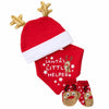 Rudolph Hat, Bib and Socks Set