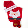 Santa Hat, Bib and Socks Set