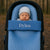 Personalised Dusky Blue Fleece Car Seat Footmuff
