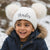 Personalised White Knit Pom Pom Hat (0-6 Years)