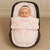 Personalised Pink Car Seat Footmuff with Pink Bows