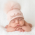 Personalised Baby Pom Hat - Pink