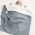 Personalised Dusky Blue Fleece Pom Blanket