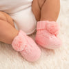 Knitted Hat, Mittens and Bootees Set - Pink