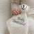 Personalised Bear Comforter - White