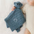 Personalised Steel Blue Bear Comforter