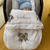 Personalised Cosy Toes White Frilly Car Seat Footmuff