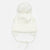 Personalised Cream Hat with Crochet Daisies and Pearls