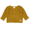 Personalised Organic Cotton Knit Cardigan - Mustard