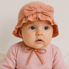 Rose Gold Sun Hat with Bow