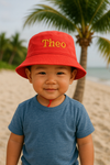 Personalised Waterproof Bucket Hat - Red