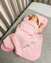 Personalised Flamingo Baby Towel