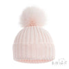 Personalised Pink Hat with Glitter Pom
