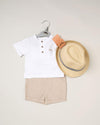 Beige Outfit with Hat