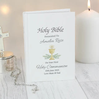 Personalised Holly Bible