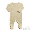 Personalised Ribbed Hat and Sleepsuit - Coffee