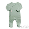 Personalised Ribbed Hat and Sleepsuit - Sage Green
