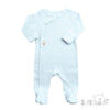 Personalised Ribbed Hat and Sleepsuit - Sky Blue