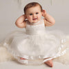 baby girl white occasion dress