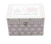 Set of 2 Storage Boxes - Grey Elephant