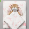 Guess How Much I Love You Bunny Comforter and Blanket - Pink