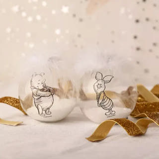 Winnie The Pooh And Piglet Feather Bauble