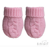 Knitted Hat, Mittens and Bootees Set - Pink