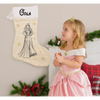 Personalised Aurora Christmas Stocking