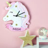 Personalised Unicorn wall Clock