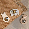 Bambino Wooden Animal Rattles