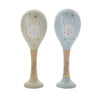 Pair Of Wooden Maracas - Blue